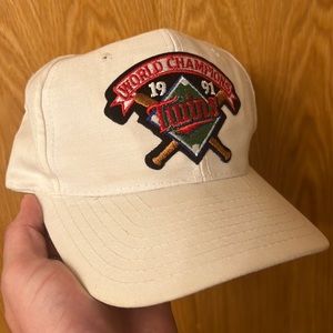 Minnesota Twins Vintage MLB 1991 World Series Champions Hat